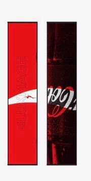 Branded CPG shelf strip